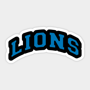 Detroit Lions Sticker